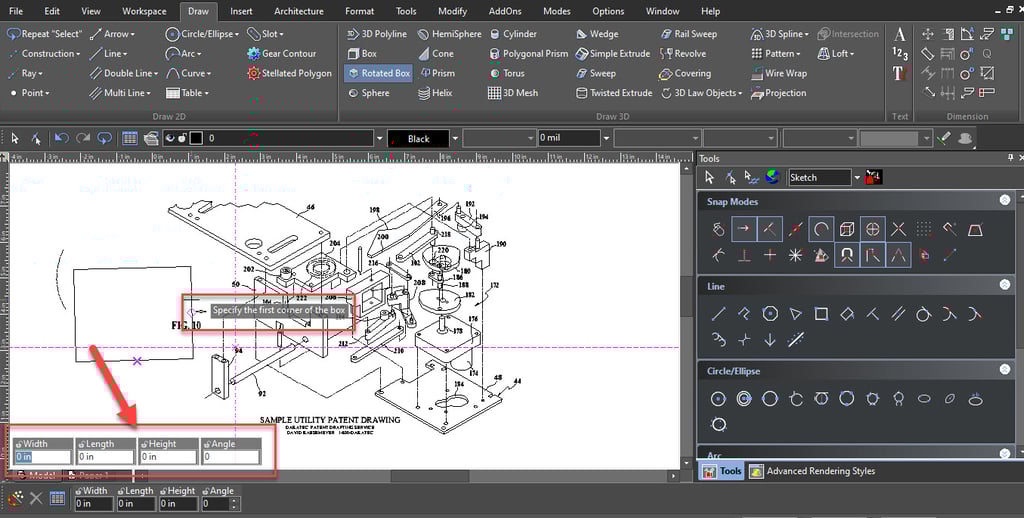 Dynamic Input in xCAD