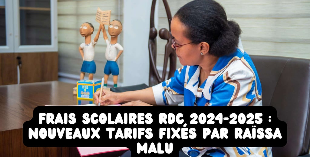 Frais scolaires RDC 2024-2025