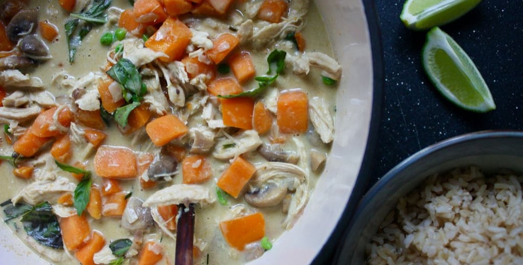 sweet potato and chicken curry