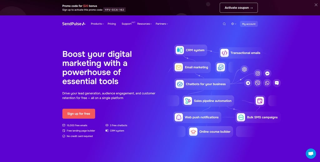 SendPulse Email Marketing