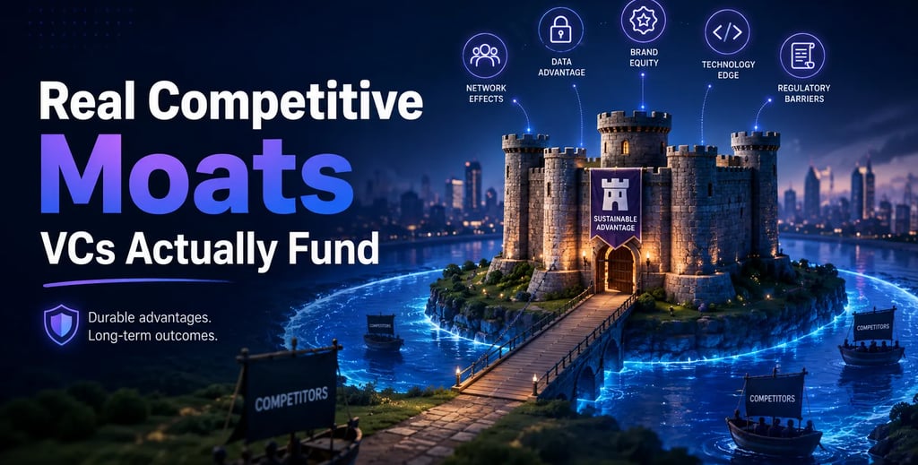 Real Competitive Moats VCs Actually Fund