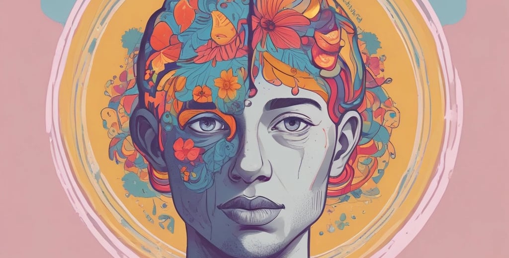 woman leaning against a wall in dim hallway