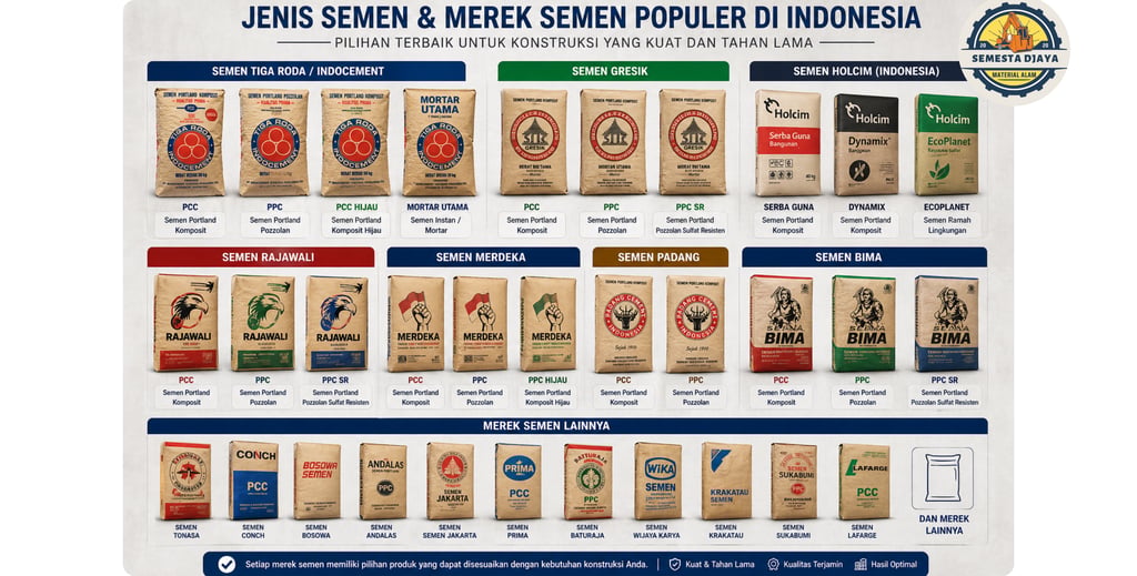 distributor semen Jakarta Bekasi