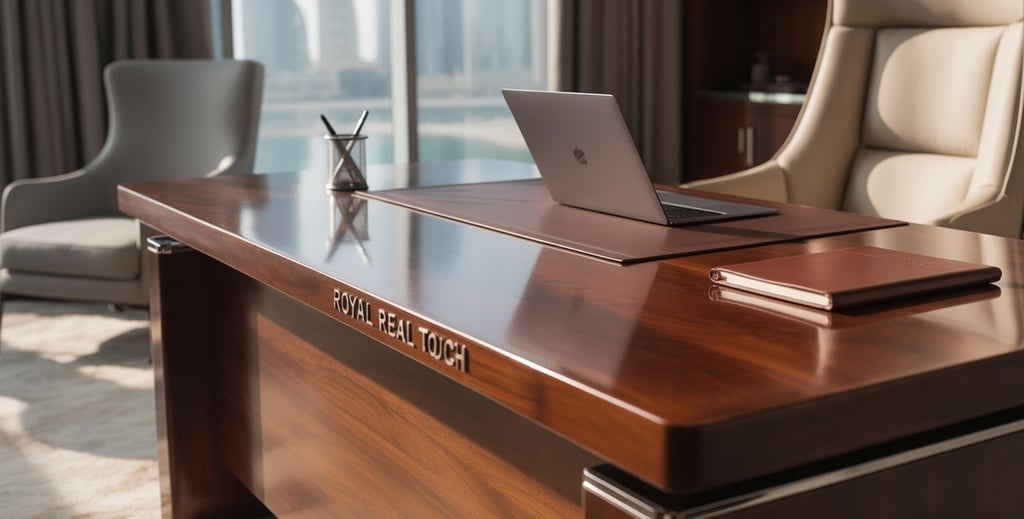 Modern office furniture setup in Dubai by Royal Real Touch Office Furniture