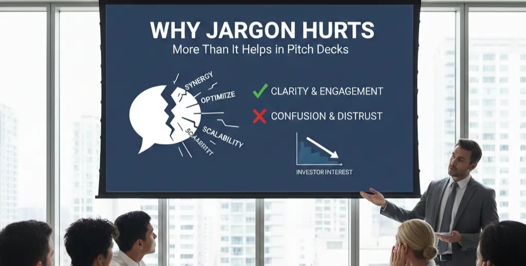Why Jargon Hurts More Than It Helps in Pitch Deck
