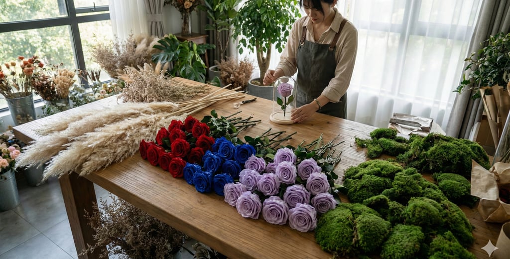 Dried Flowers Materials