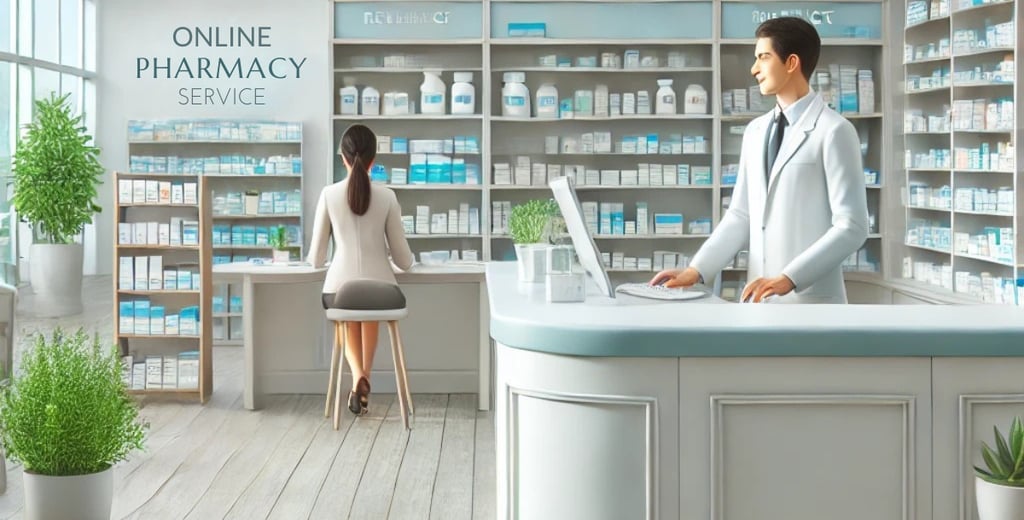 The online service providing at pharmacy.