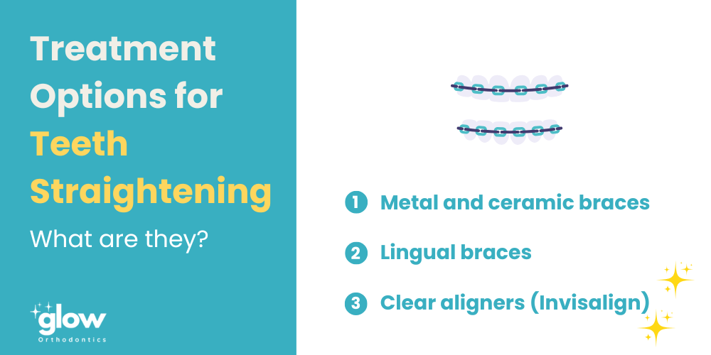 Treatment options for straightening teeth
