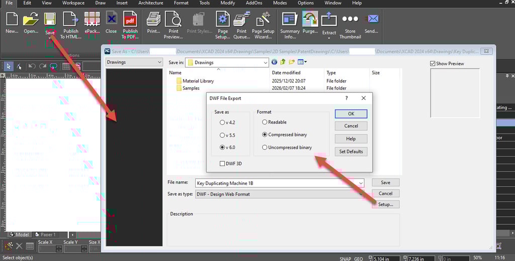 DWF File Export in xCAD