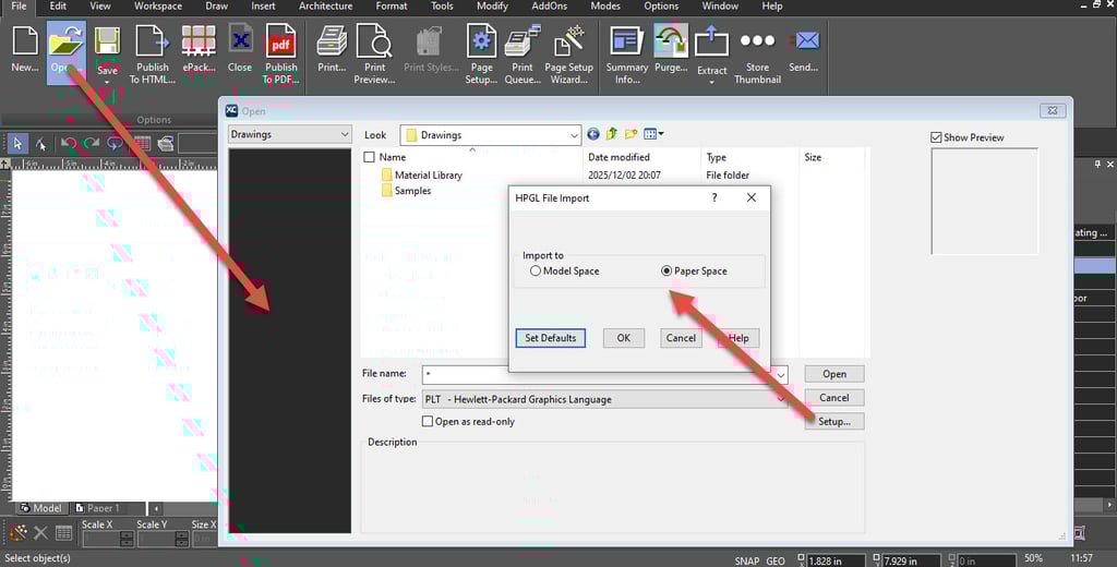 PLT File Import in xCAD