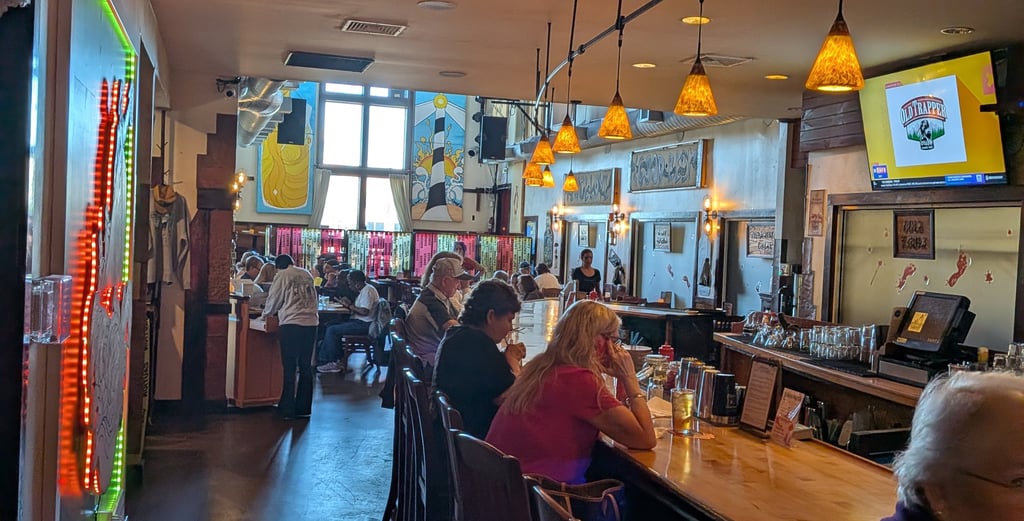 interior of obx brewing station