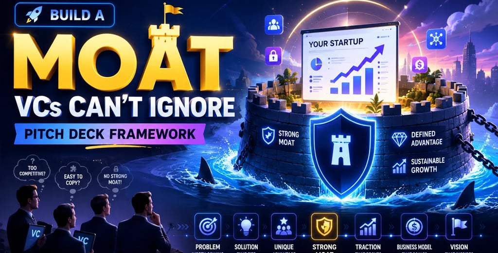 Build a Moat VCs Can't Ignore: Pitch Deck Framework