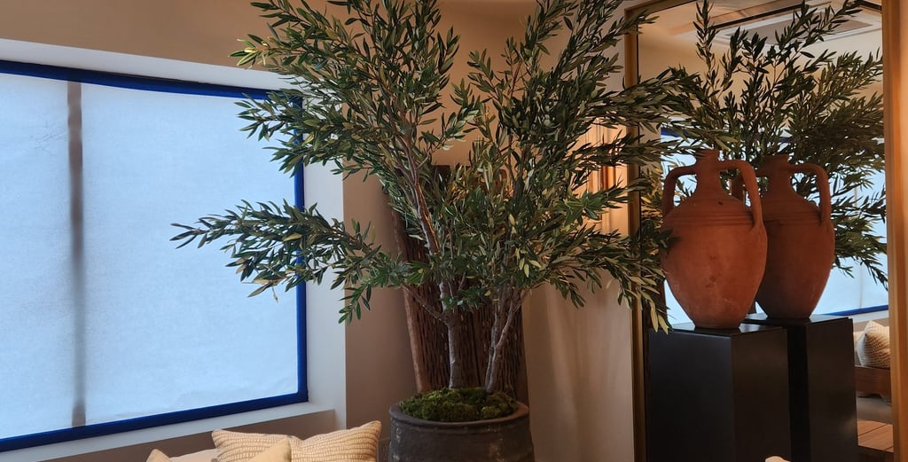 Indoor Faux Olive Tree