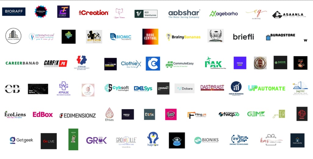 This is an image of all startups that attended XSEED's training sessions and graduated 