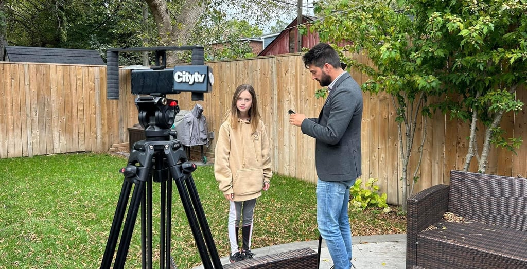 Interview CityTV News, EvangelineWalks, Evangeline Link, Covenant House, Charity