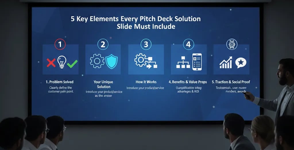 5 Key Elements Every Pitch Deck Solution Slide Must Include
