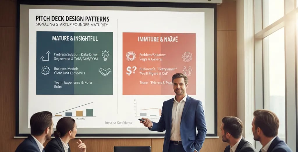 Pitch Deck Design Patterns That Signal Startup Founder Maturity