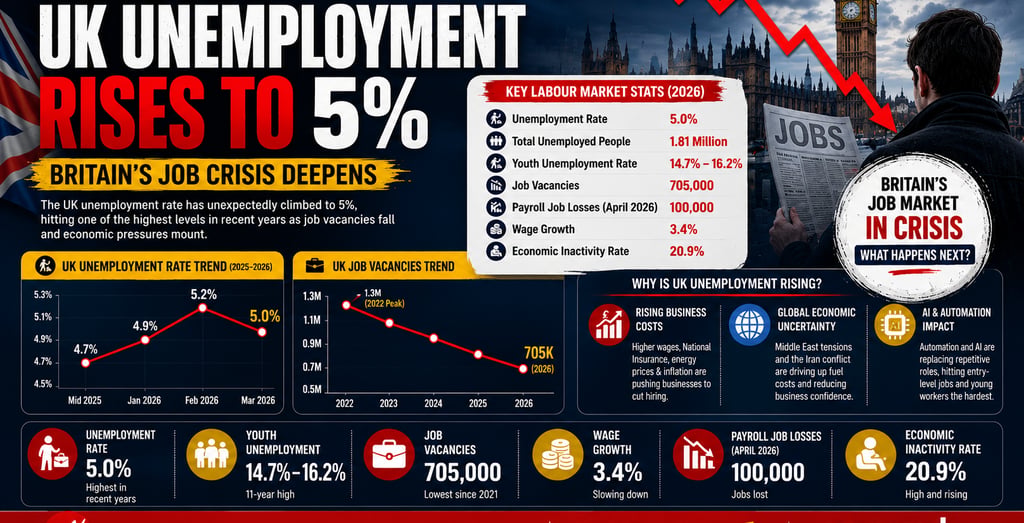 UK Unemployment Shock 2026: Why Britain’s Job Crisis Is Getting Worse