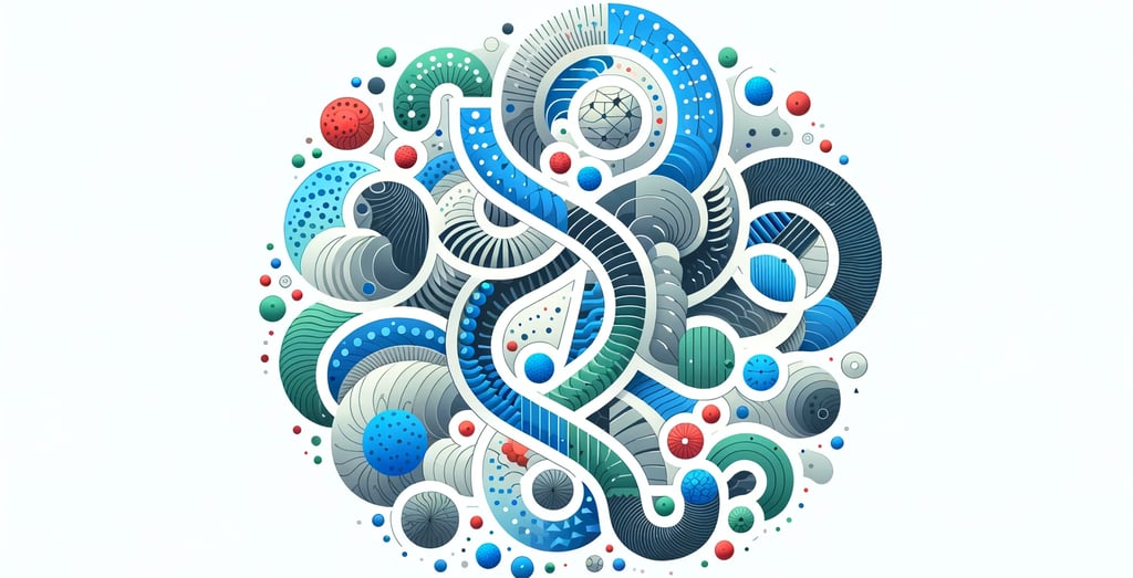 a circular shaped object with a lot of different colored circles