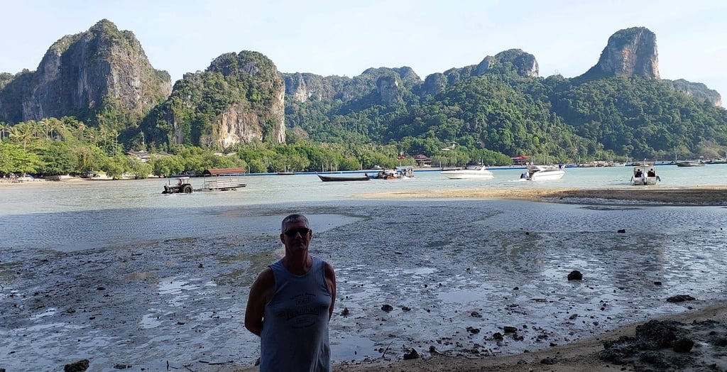 thailand krabi railay east beach view