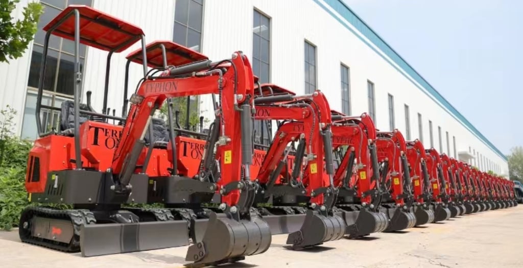 mini excavator Briggs N Straton engine