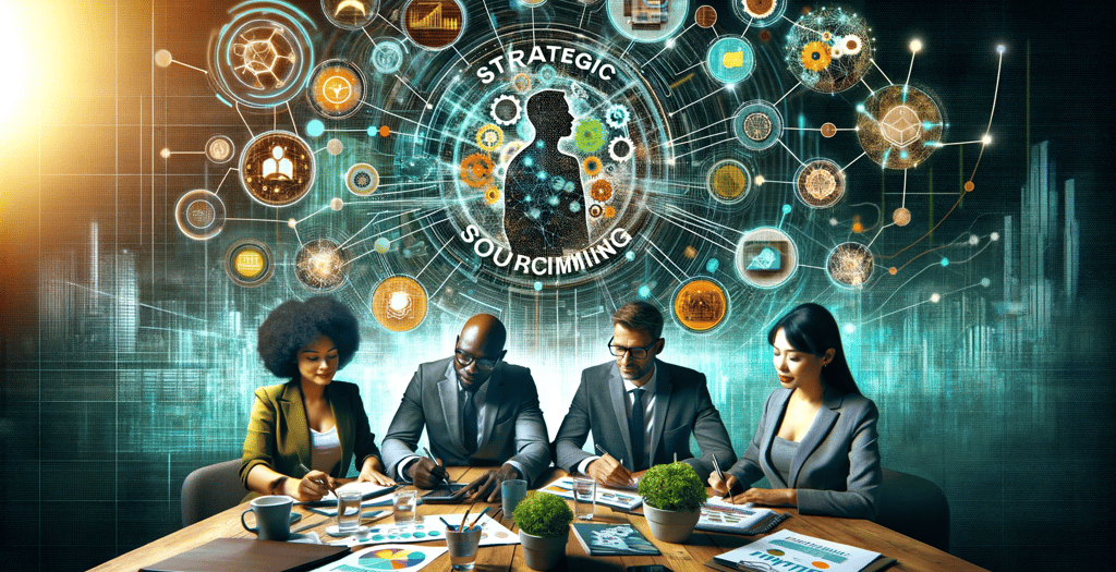 a group of business people sitting at a table