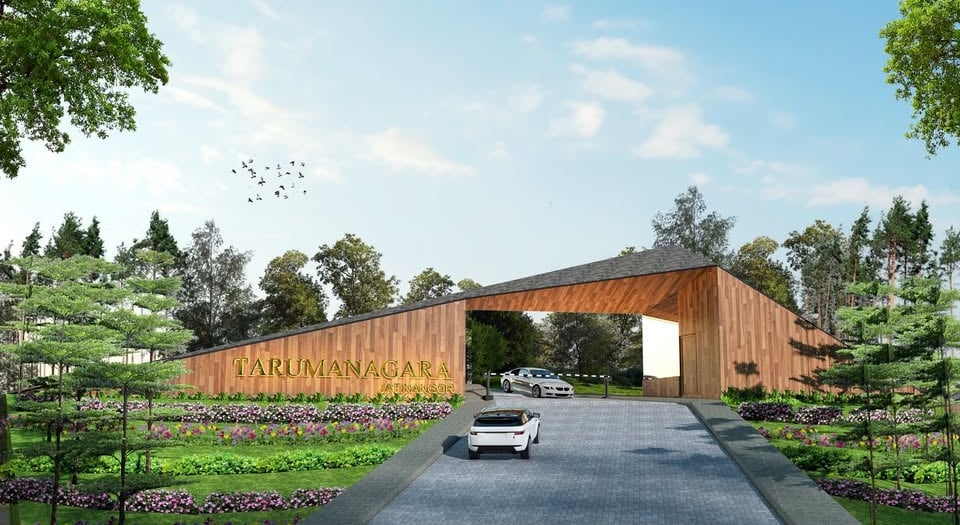 tampak depan perumahan tarumanagara jatinangor