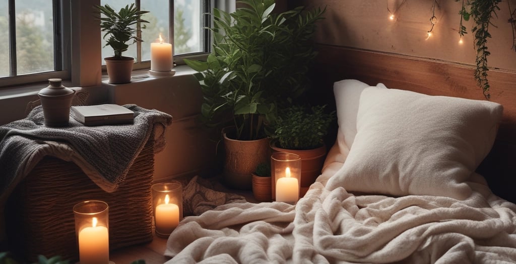 a woman sitting on a yoga mat in the middle of a desert