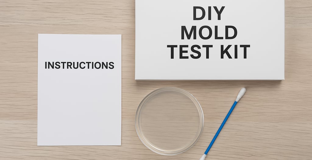 DIY mold test kit for home