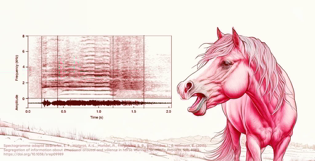 vocalisation cheval emotion hennissement cri