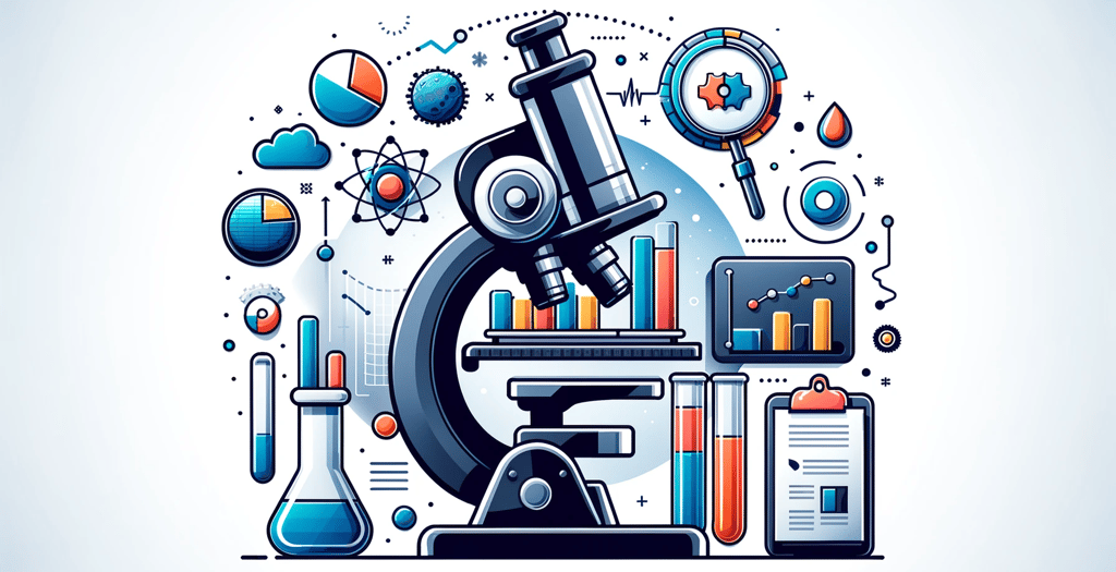 a microscope with a microscope and a microscope