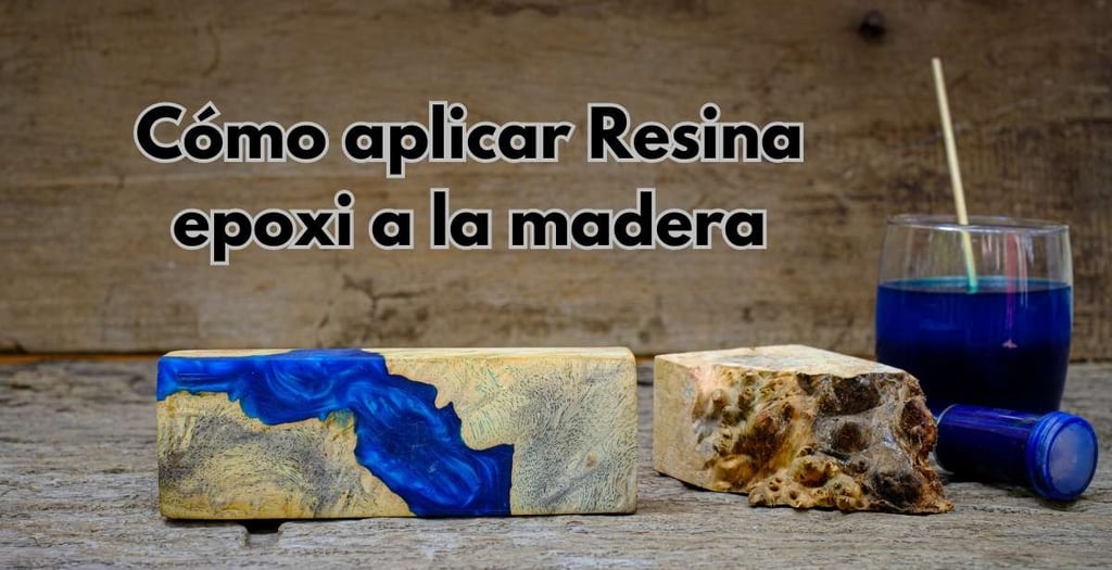 Resina epoxi en madera