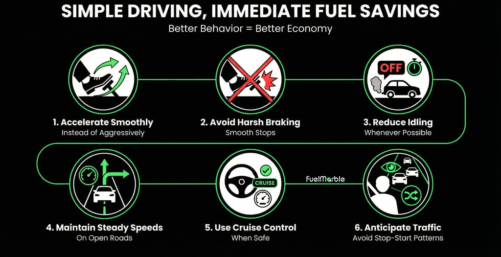 Adopt Fuel-Efficient Driving Behaviour