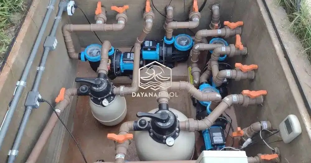 pompa dan filterasi kolam renang oleh dayanapool
