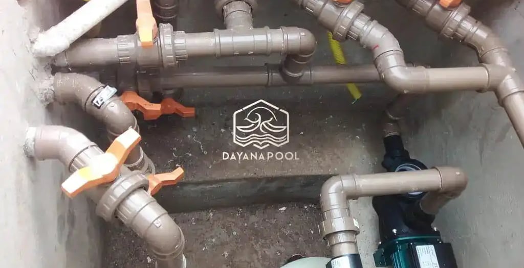 instalasi dan pemipaan yang di lakukan oleh dayanapool bekasi
