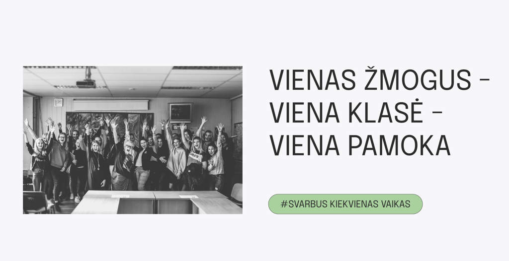 Noriu augti laimingas švietimo iniciatyva