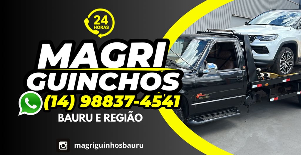 Guincho para carros em Bauru