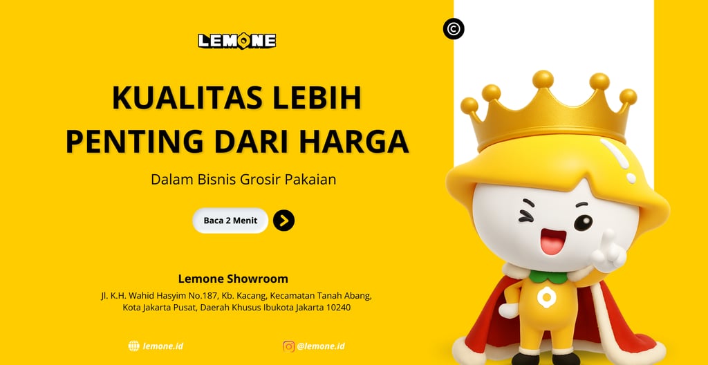 Kualitas lebih penting dari harga