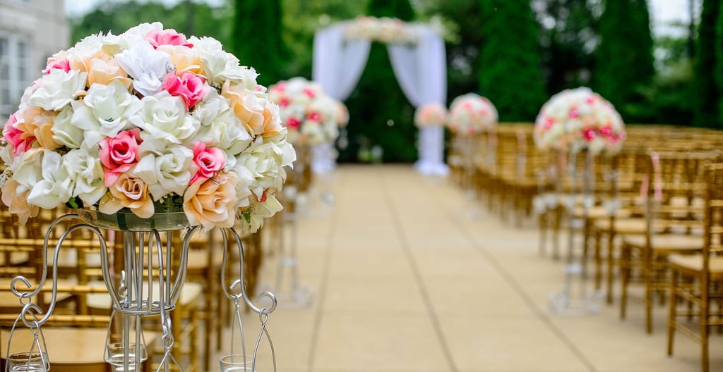 entrada dos noivos no casamento