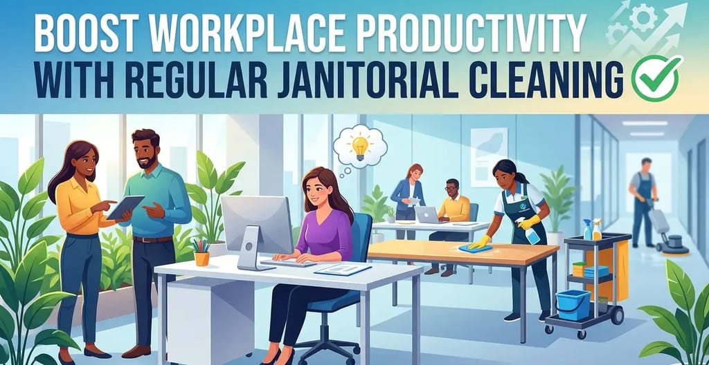 Boost Workplace Productivity with Regular Janitorial Cleaning