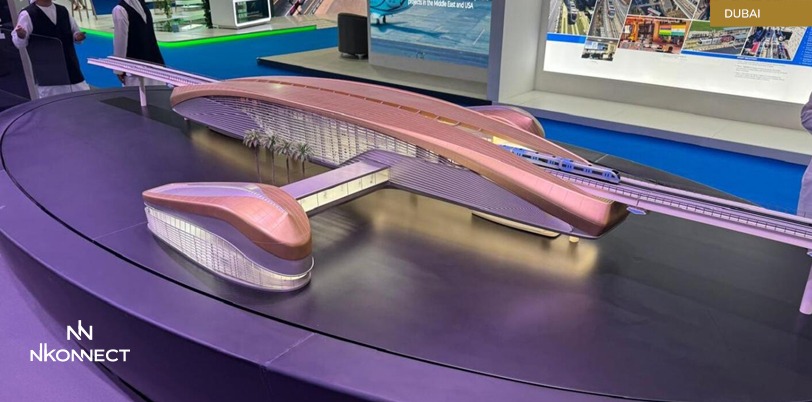 Dubai Metro's Blue Line stations to feature new oval-shaped design that arches over tracks