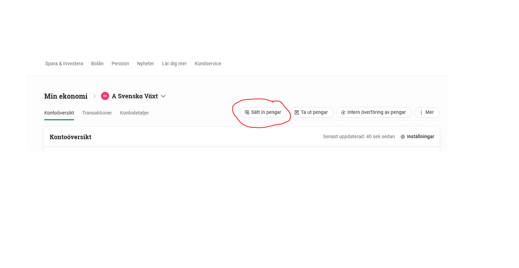 Avanza hurm na sÀtter in pengar