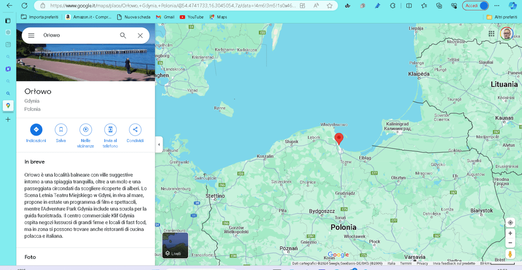 mappa orlowo polonia