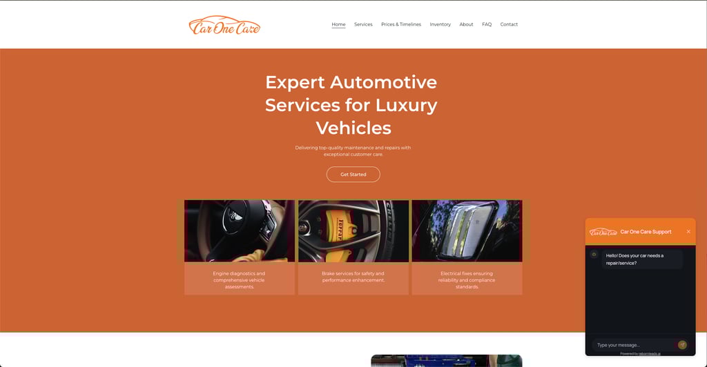 Reborn Leads AI - Customers - Car One Care Website