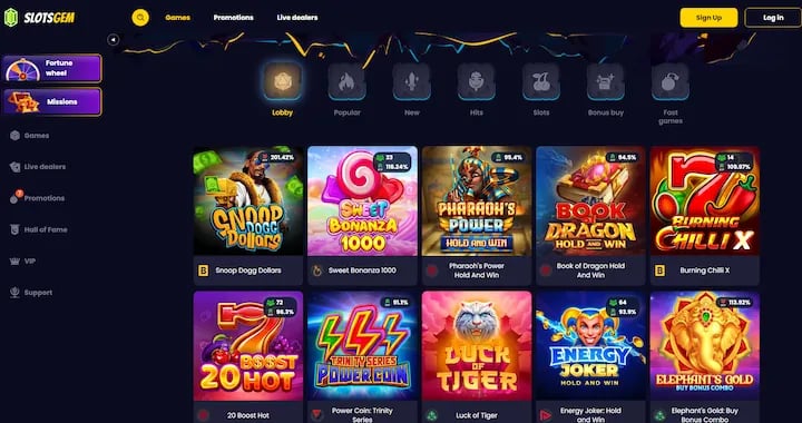 slotsgem juego del pollo