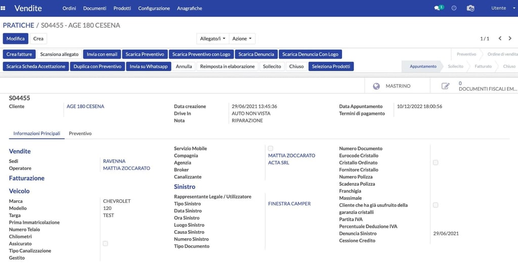 Gestione vendite ToDoo – gestione ordini, clienti e documenti aziendali semplificata”