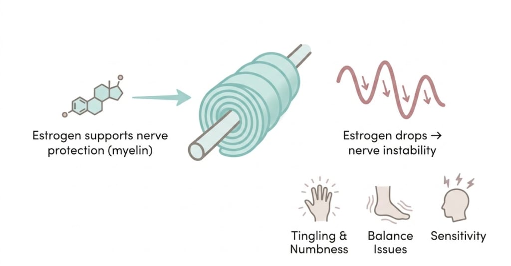 perimenopause tingling