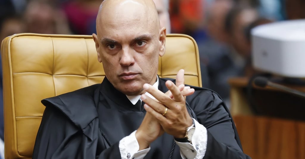 O ministro do STF Alexandre de Moraes (Fellipe Sampaio/SCO/STF/Divulgação) Leia mais em: https://v