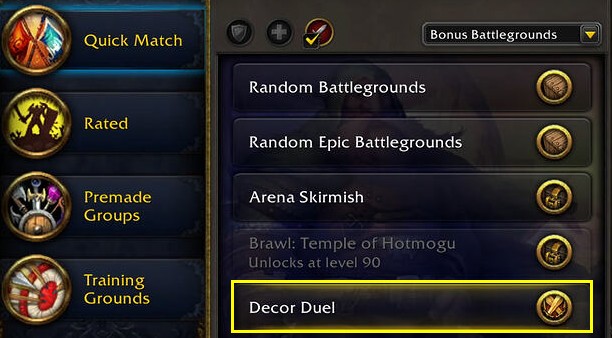 Decor Duel, Void Tier 2 Armor, Patch 12.0.5, WoW midnight