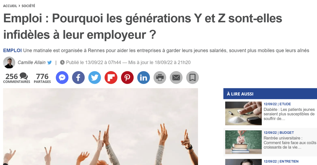 Les jeunes générations sont infidèles Recruter Fidéliser